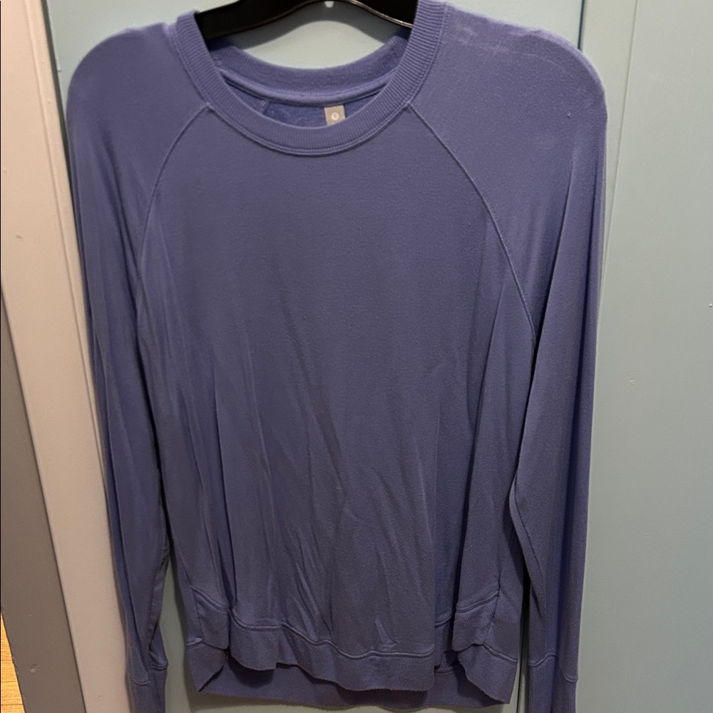 Athleta Blue Long Sleeve Top